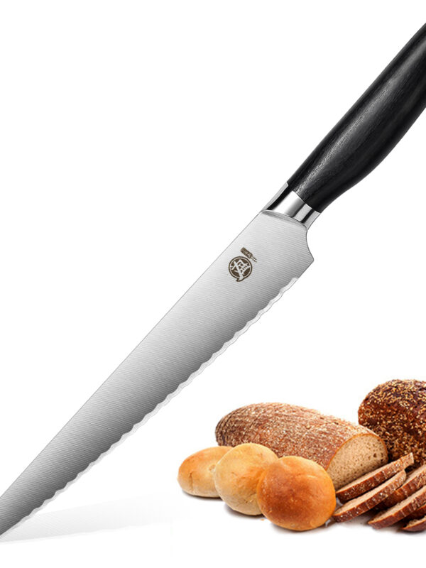 MITSUMOTO SAKARI Japanese Bread Knife made with Pakkawood Handle
