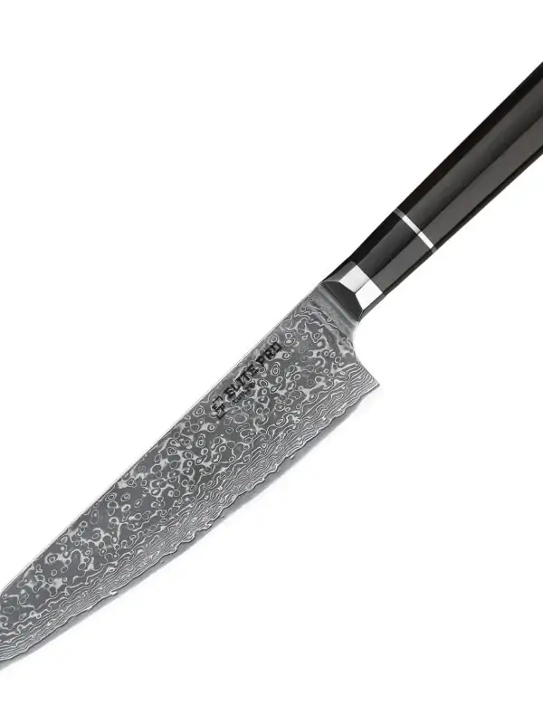 Elite Pro Cutlery Professional Kitchen Knives made with Black Ebony Wood Octagonal Handle